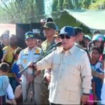 Kunjungi NTT Prabowo Pastikan Bantuan dan Penanganan Pascagempa Tepat Sasaran
